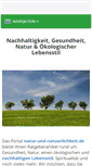 Mobile Screenshot of natur-und-natuerlichkeit.de