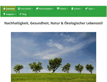 Tablet Screenshot of natur-und-natuerlichkeit.de